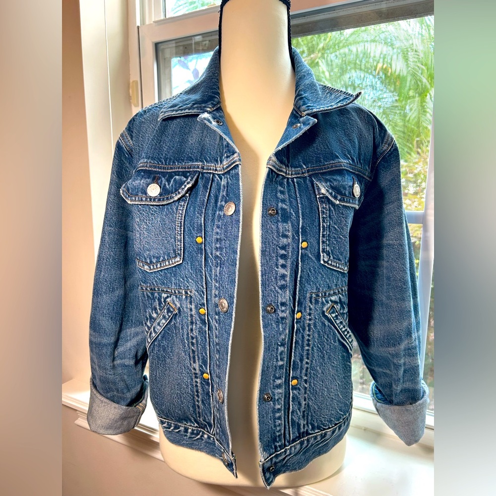 NWT🌷AE 6 77 denim jacket (American Eagle higher-end sister company)